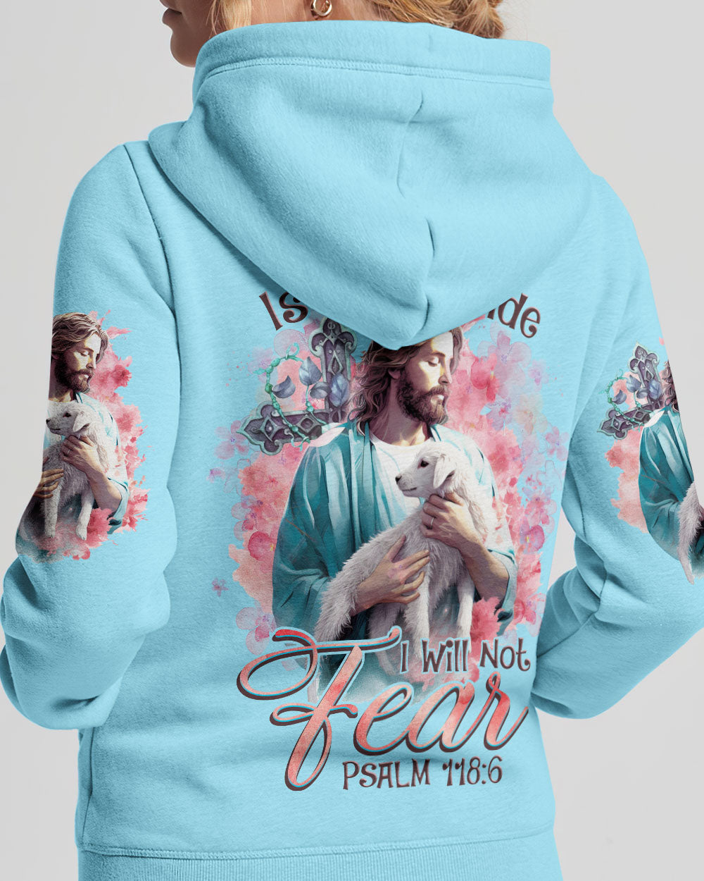 The Lord Is On My Side Lamb Women's All Over Print Shirt - Tlnz1909233