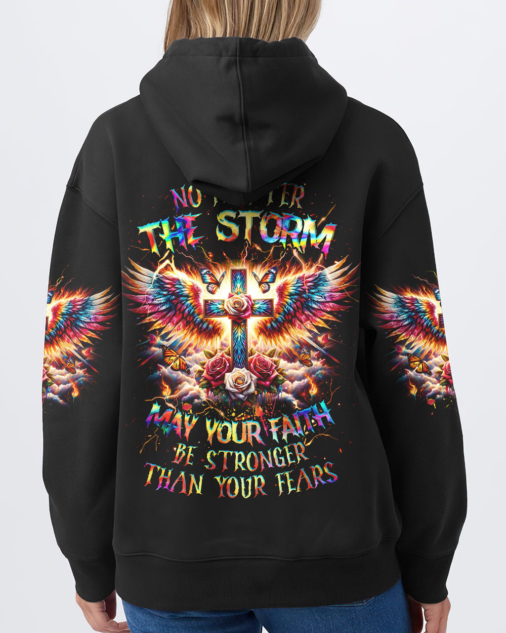 No Matter The Storm Women's All Over Print Shirt - Tlnz2010233