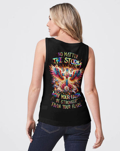 No Matter The Storm Women's All Over Print Shirt - Tlnz2010233