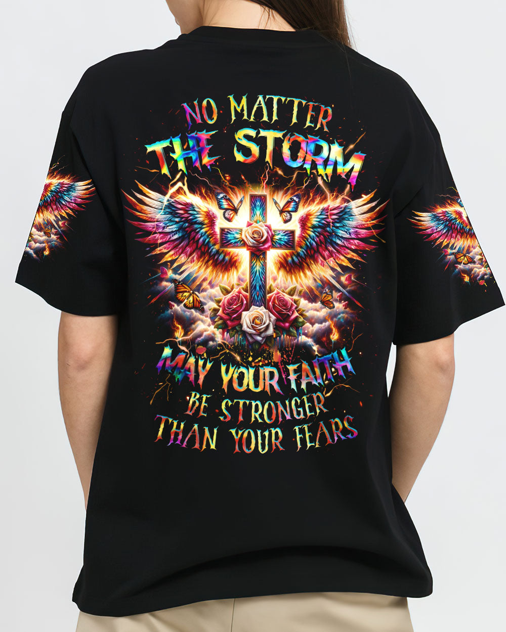 No Matter The Storm Women's All Over Print Shirt - Tlnz2010233