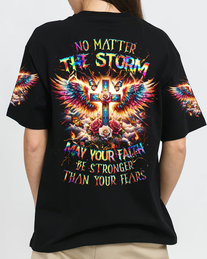 No Matter The Storm Women's All Over Print Shirt - Tlnz2010233