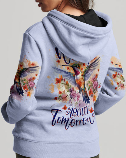 Do Not Worry About Tomorrow Hummingbird Women's All Over Print Shirt - Tlnz2408234