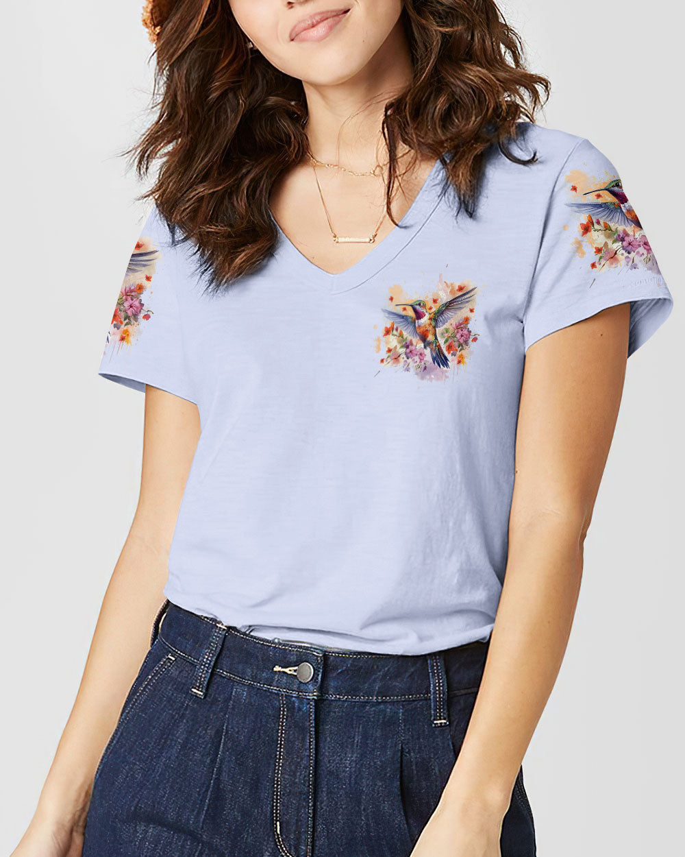 Do Not Worry About Tomorrow Hummingbird Women's All Over Print Shirt - Tlnz2408234