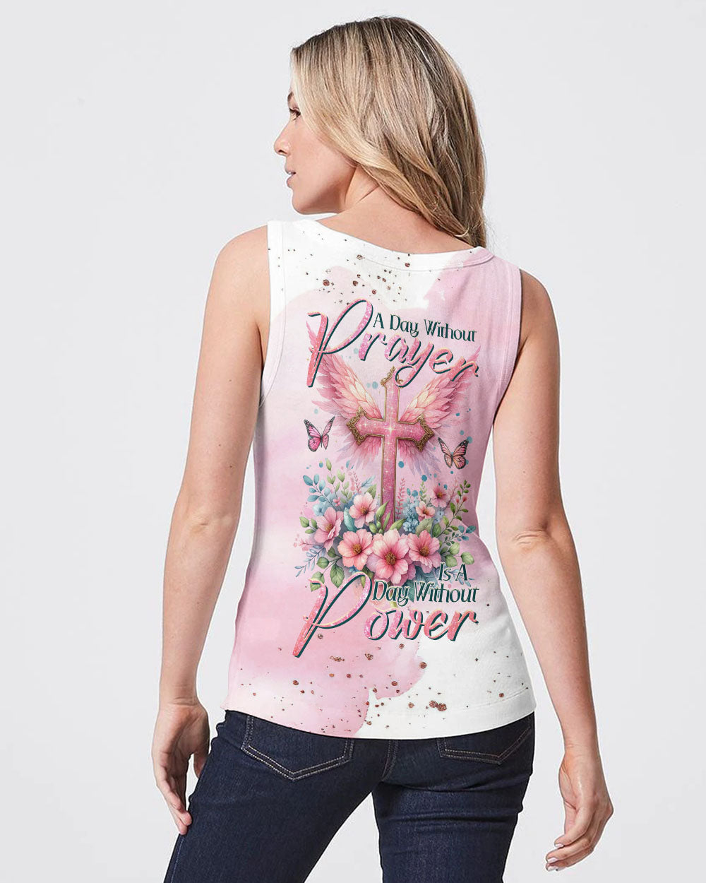 A Day Without Prayer Is A Day Without Power Women's All Over Print Shirt - Tltr0111233