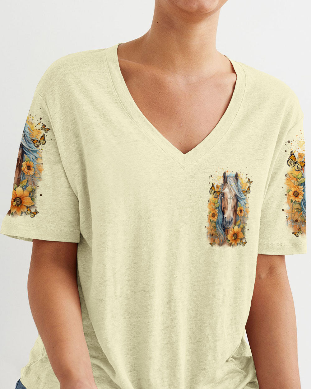 Runs On Jesus And Horses Women's All Over Print Shirt - Tltr0901241