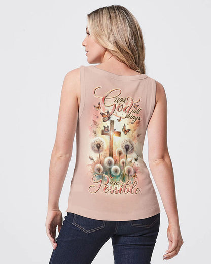 With God All Things Are Possible Women's All Over Print Shirt - Tltr1011233