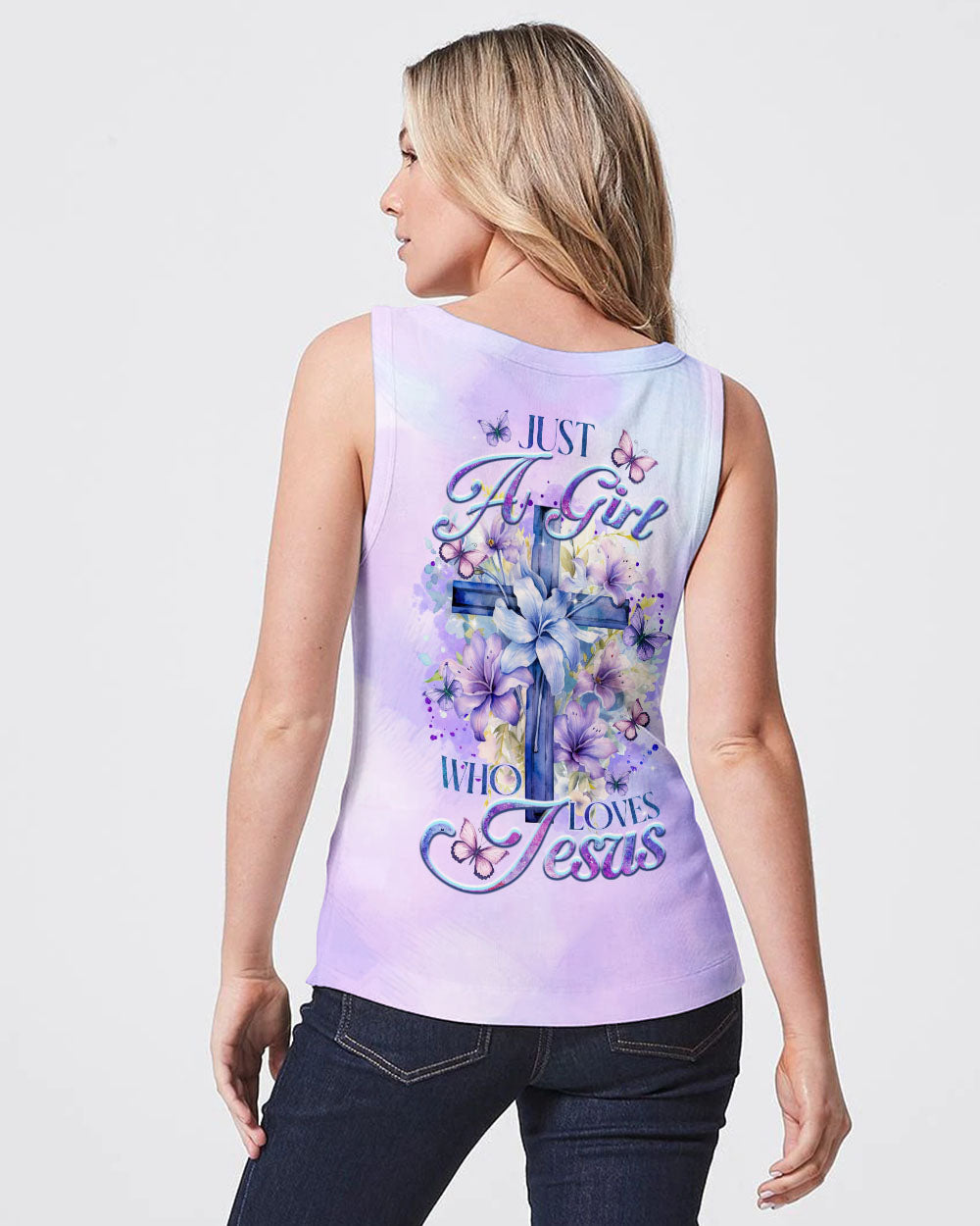 Just A Girl Who Loves Jesus Women's All Over Print Shirt - Tltr1110236