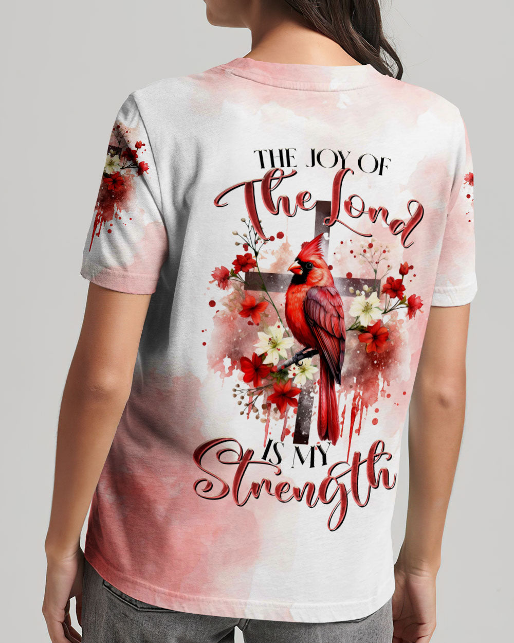 The Joy Of The Lord Cardinal Women's All Over Print Shirt - Tltr1310233