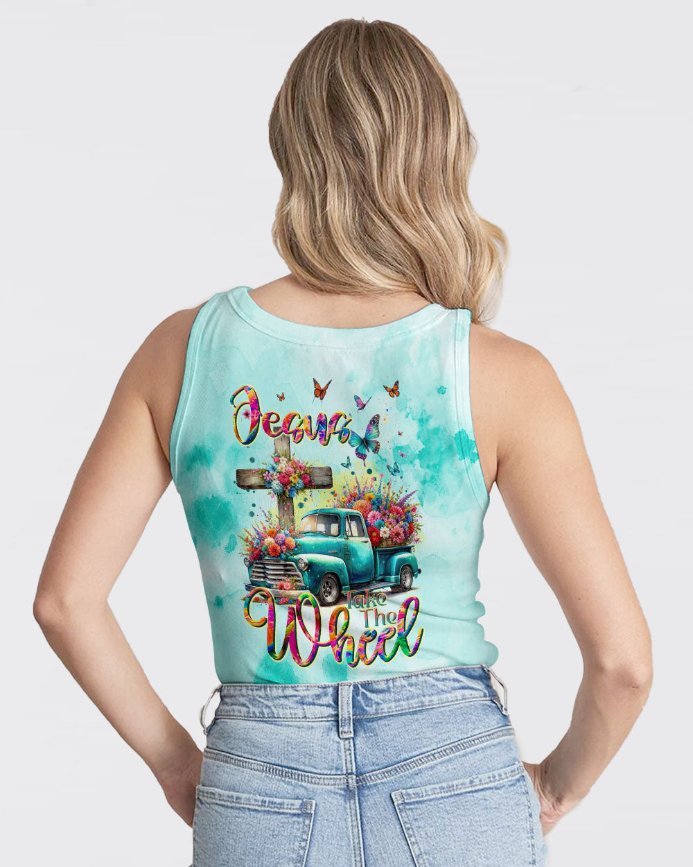 Jesus Take The Wheel Women's All Over Print Shirt - Tltr1311232