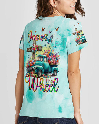 Jesus Take The Wheel Women's All Over Print Shirt - Tltr1311232