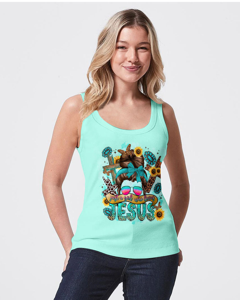 Just A Girl Who Loves Jesus Women's All Over Print Shirt - Tltr2209233