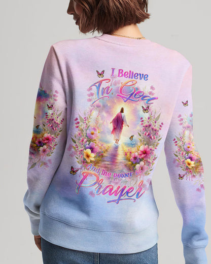 I Believe In God Walking On Water Women's All Over Print Shirt - Tltw0112234