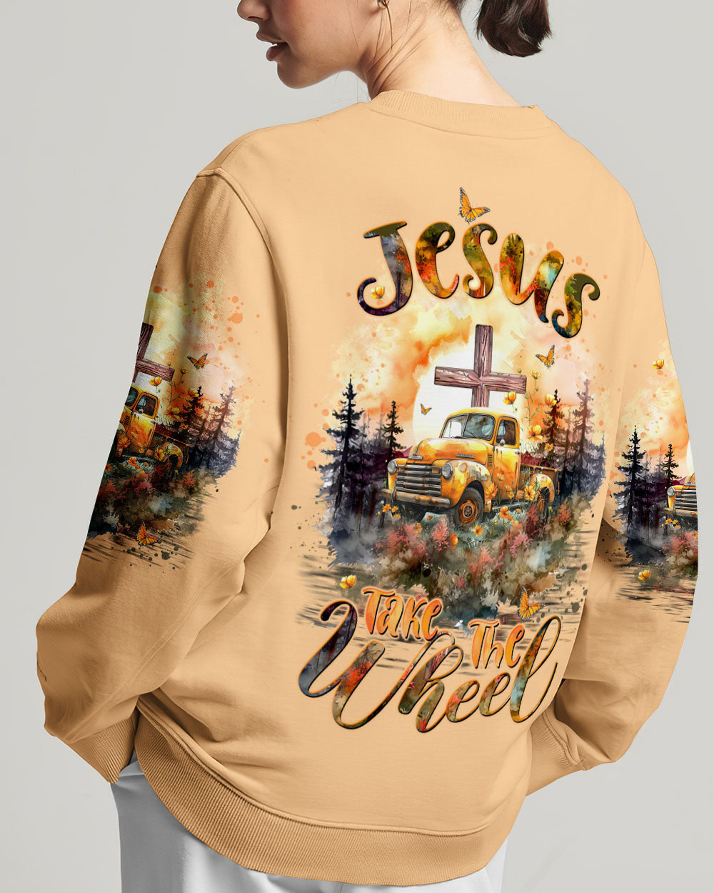 Jesus Take The Wheel Women's All Over Print Shirt - Tltw0703244