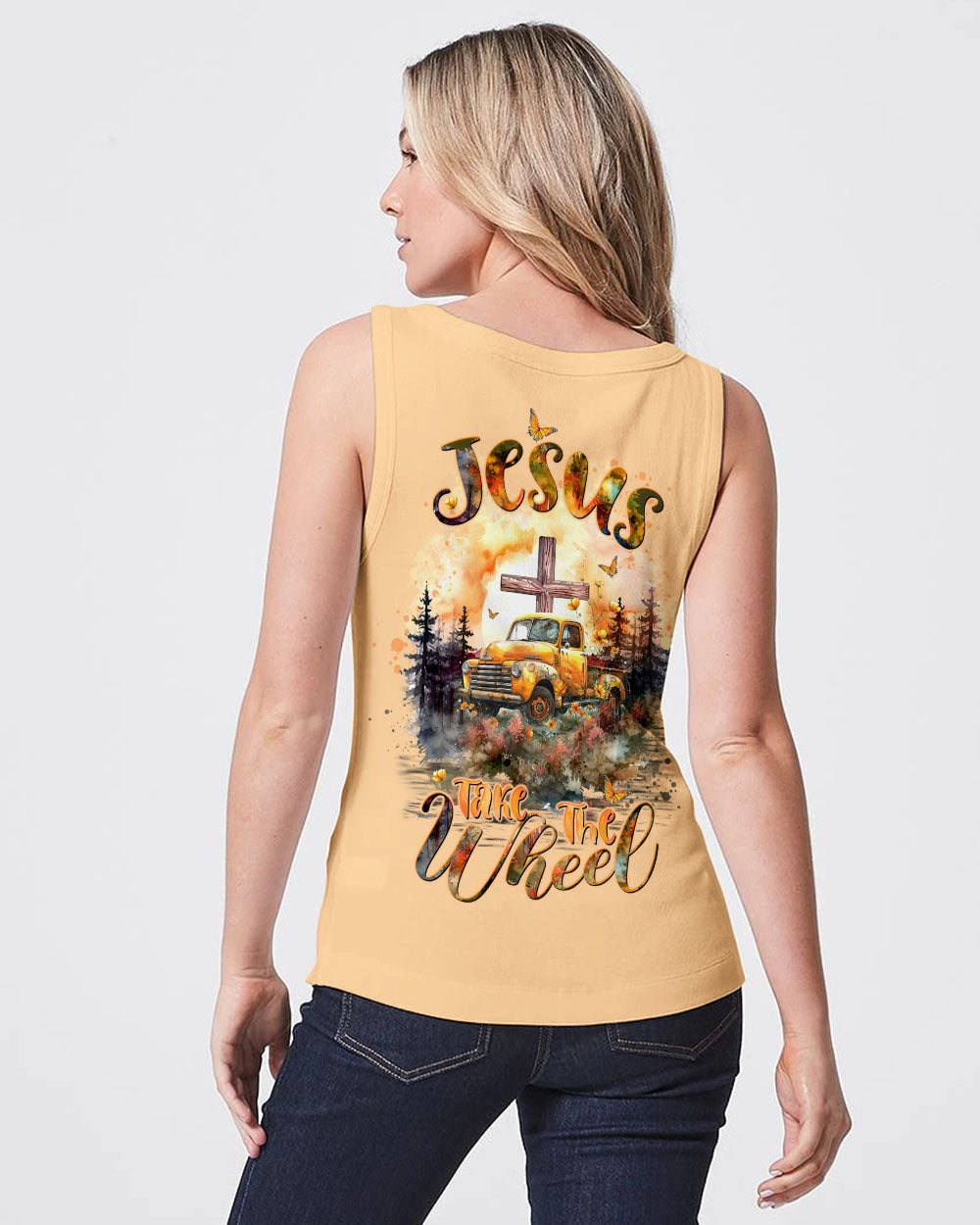 Jesus Take The Wheel Women's All Over Print Shirt - Tltw0703244