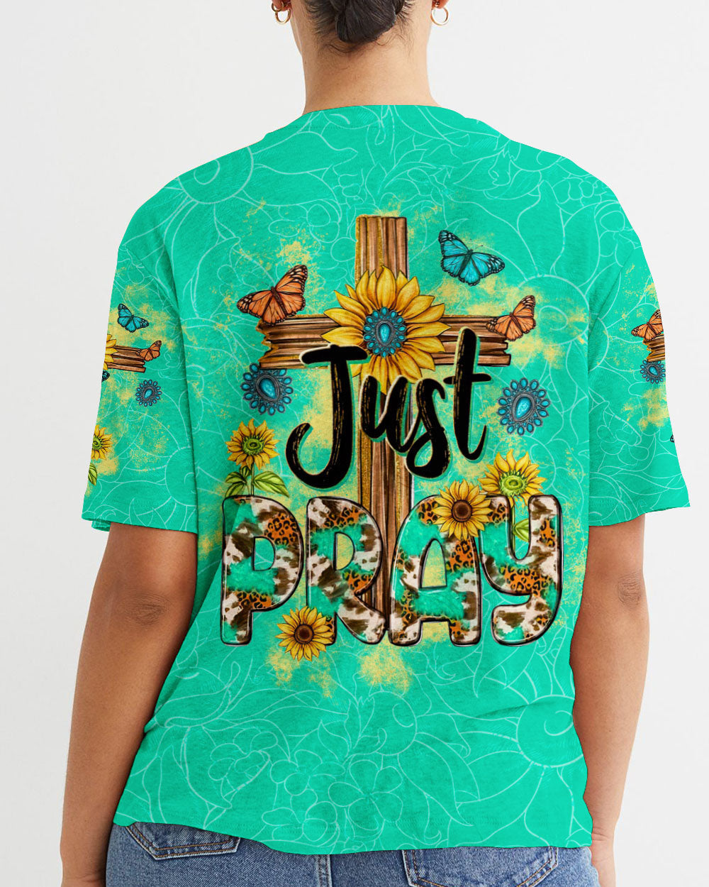 Just Pray Women's All Over Print Shirt - Tltw1011235