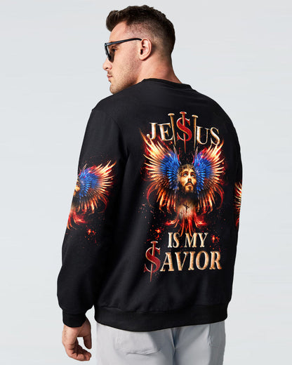 Jesus Is My Savior Wings Men's All Over Print Shirt - Tltw1108234