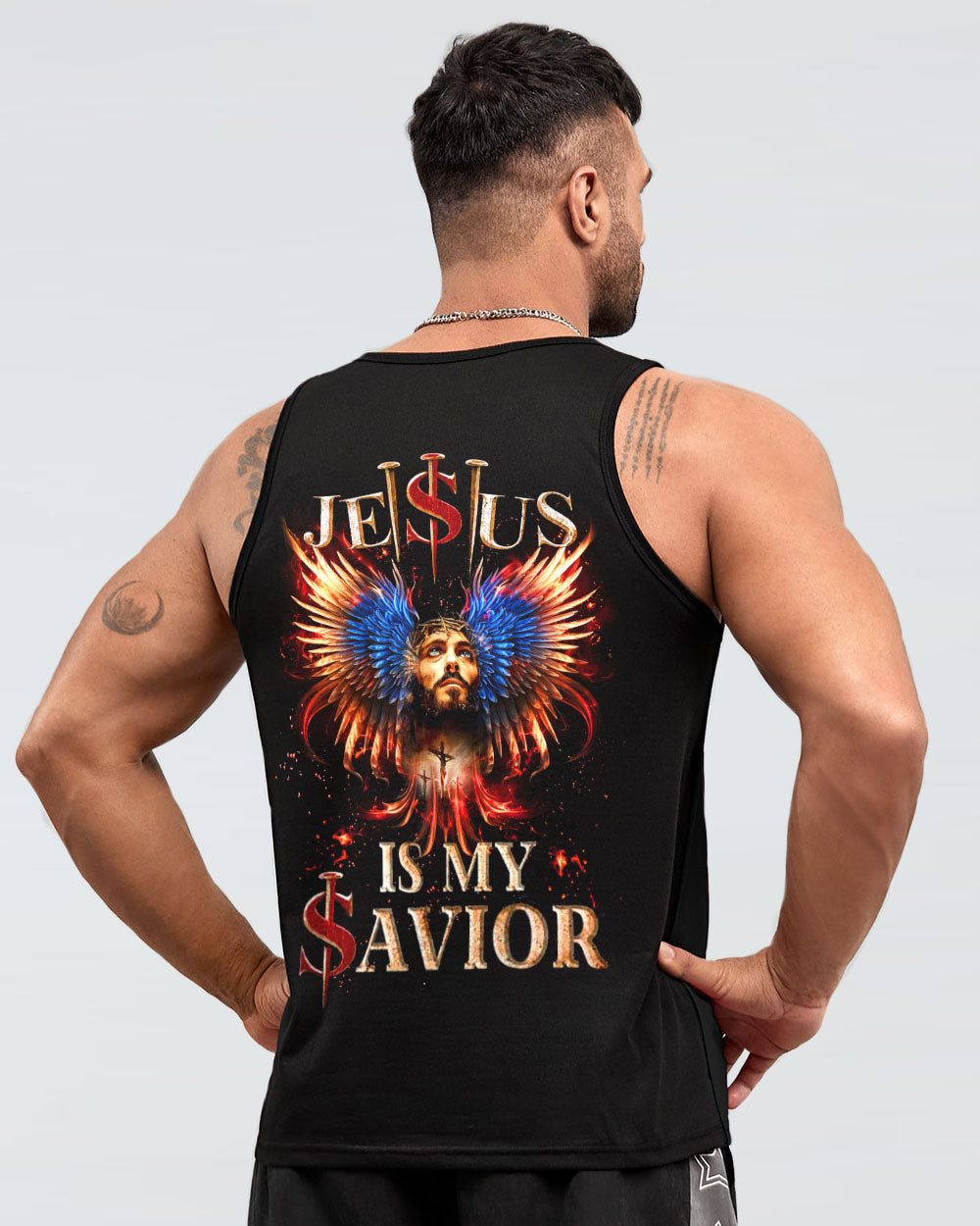 Jesus Is My Savior Wings Men's All Over Print Shirt - Tltw1108234