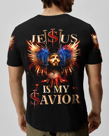 Jesus Is My Savior Wings Men's All Over Print Shirt - Tltw1108234