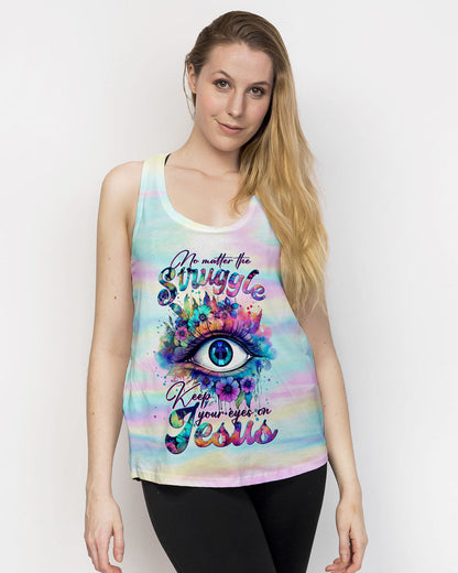 Keep Your Eye On Jesus Women's All Over Print Shirt - Tltw1210233