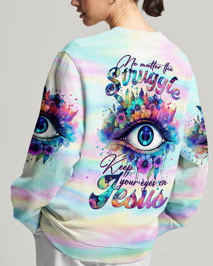 Keep Your Eye On Jesus Women's All Over Print Shirt - Tltw1210233