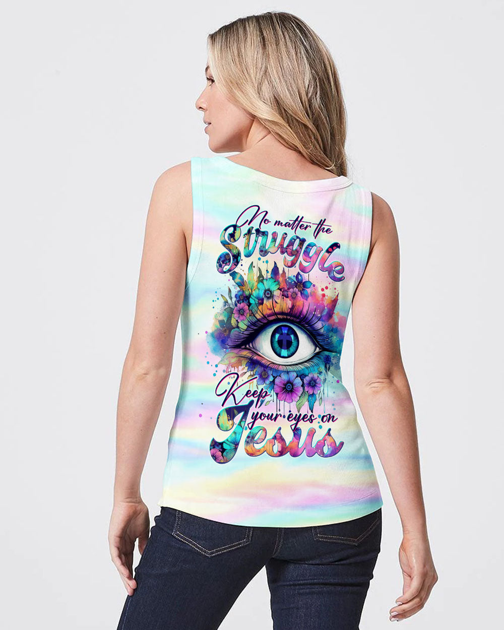 Keep Your Eye On Jesus Women's All Over Print Shirt - Tltw1210233