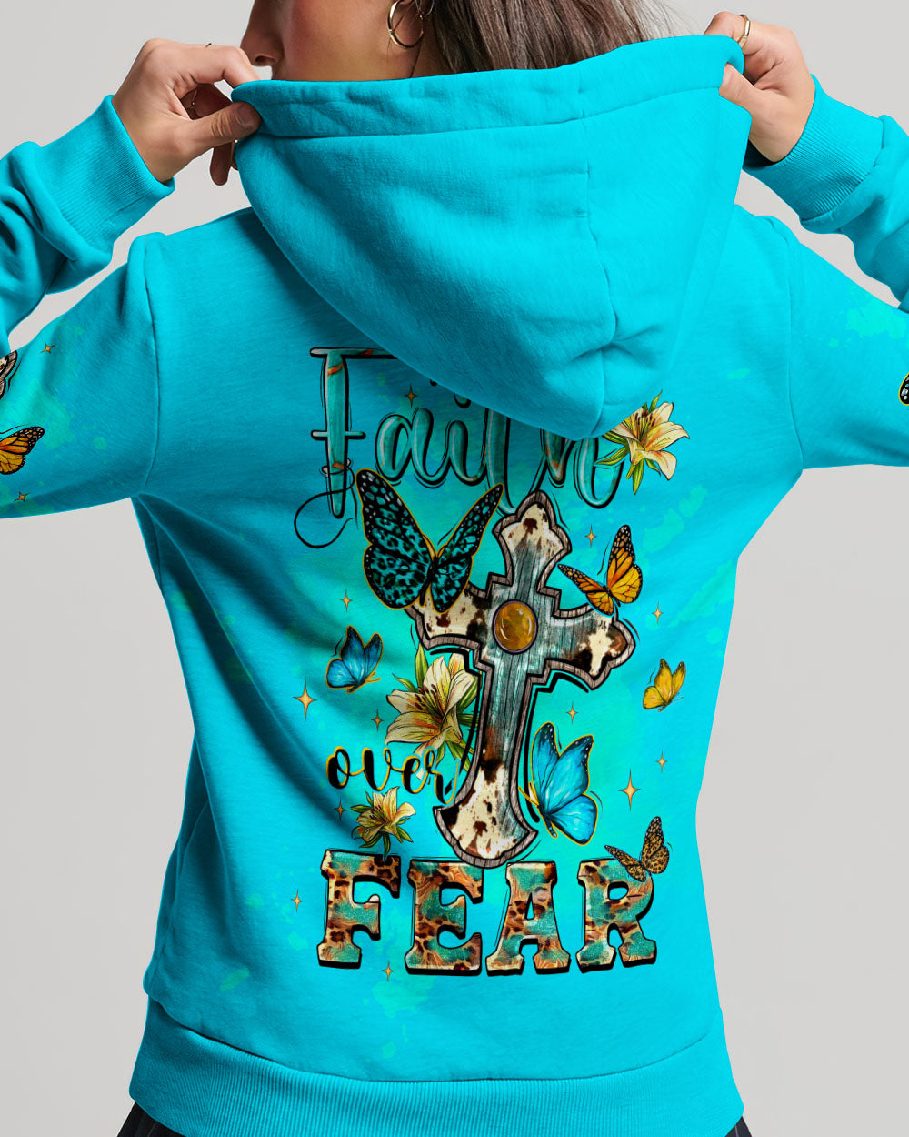 Faith Over Fear Women's All Over Print Shirt - Tltw1309235