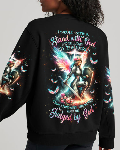 I Would Rather Stand With God Warrior Women's All Over Print Shirt - Tltw1411235