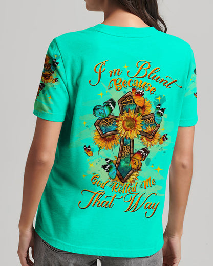 I'm Blunt Because God Rolled Me That Way Women's All Over Print Shirt - Tltw1509234