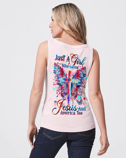 Loves Jesus And America Too Women's All Over Print Shirt - Tltw1609232