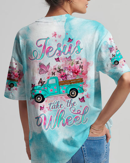 Jesus Take The Wheel Women's All Over Print Shirt - Tltw1711234