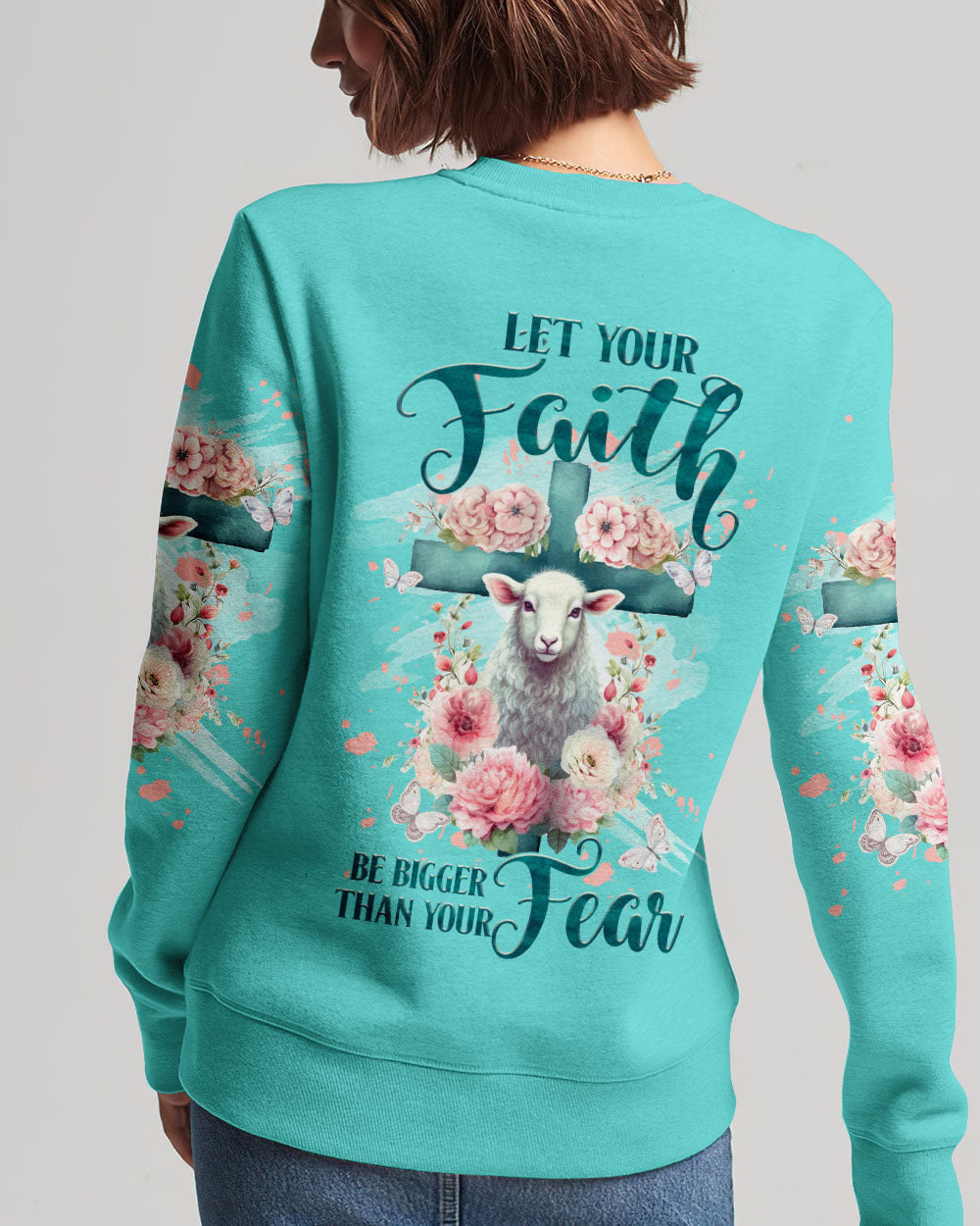 Let Your Faith Be Bigger Lamb Women's All Over Print Shirt - Tltw2109232