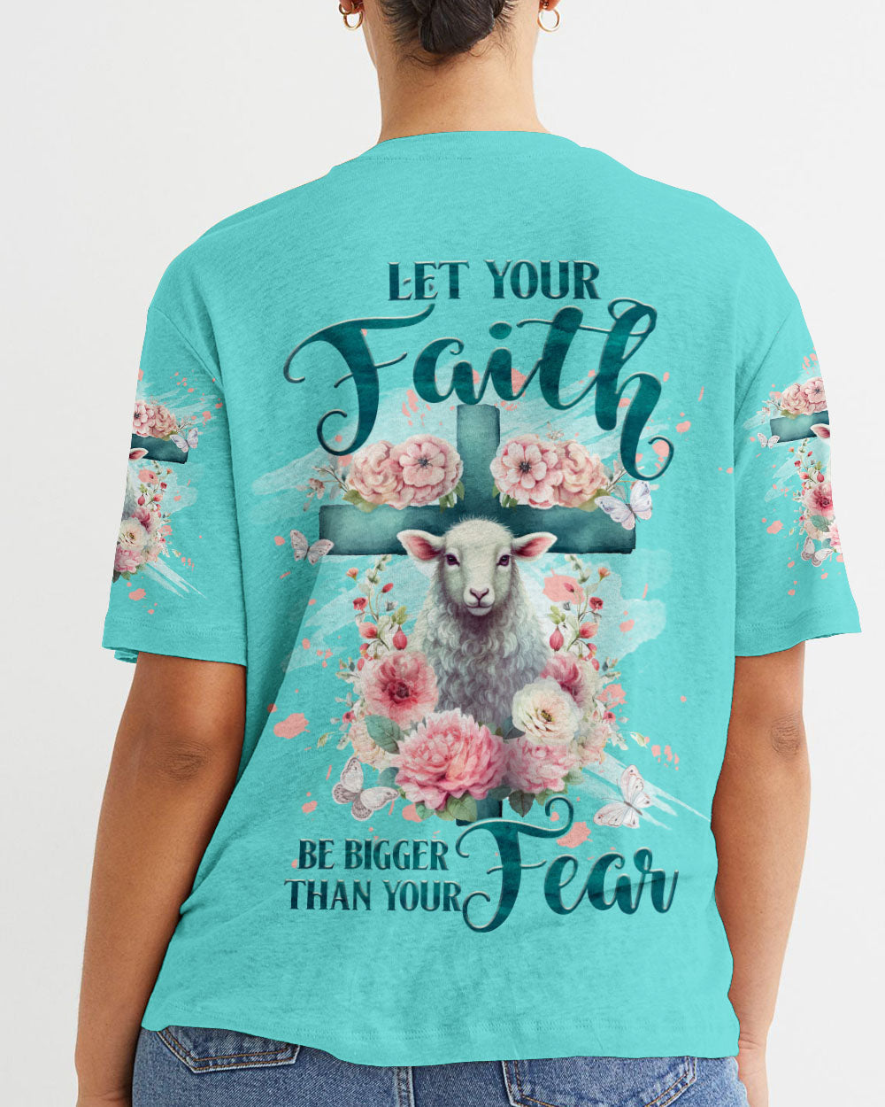 Let Your Faith Be Bigger Lamb Women's All Over Print Shirt - Tltw2109232