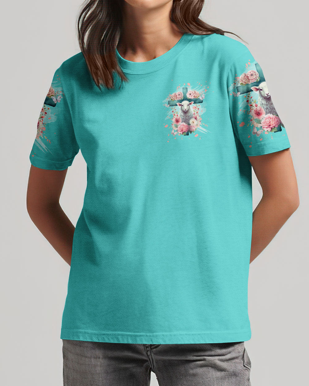 Let Your Faith Be Bigger Lamb Women's All Over Print Shirt - Tltw2109232