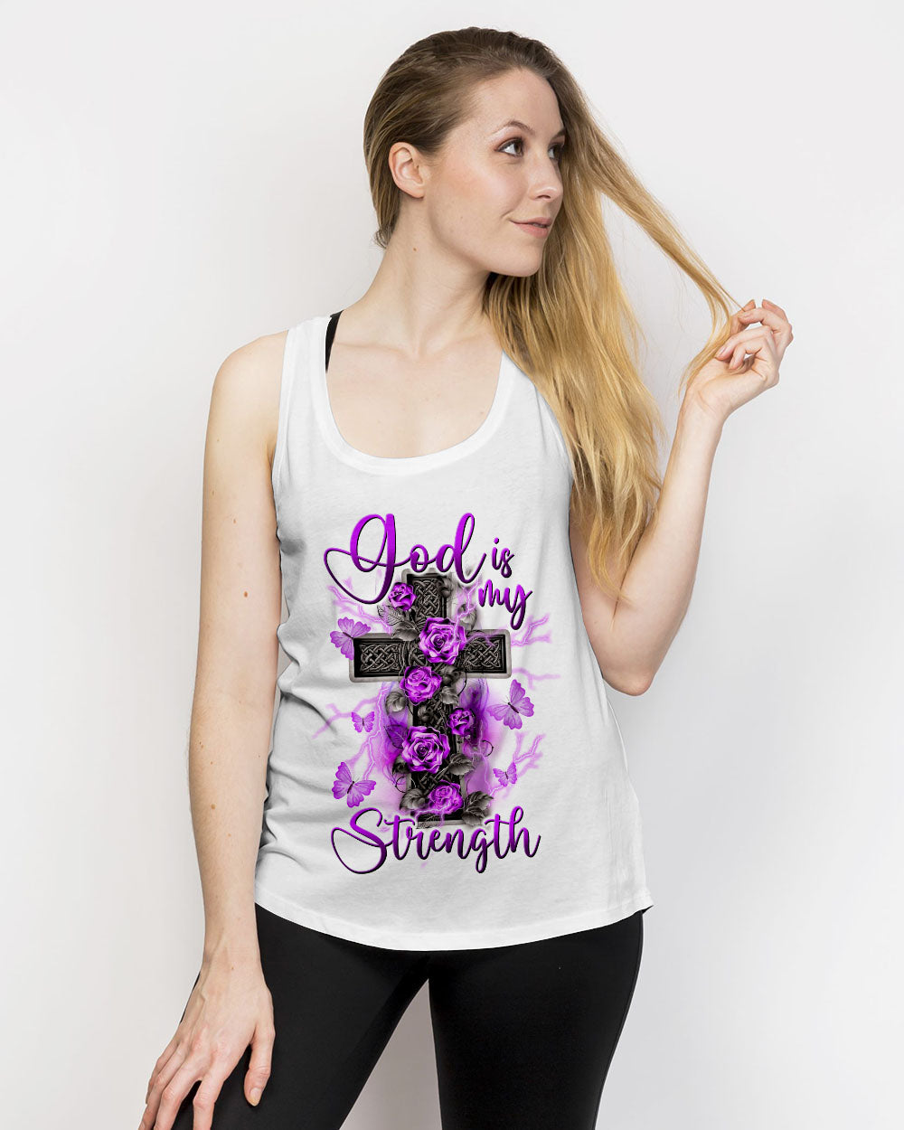 God Is My Strength Women's All Over Print Shirt - Tltw2309234