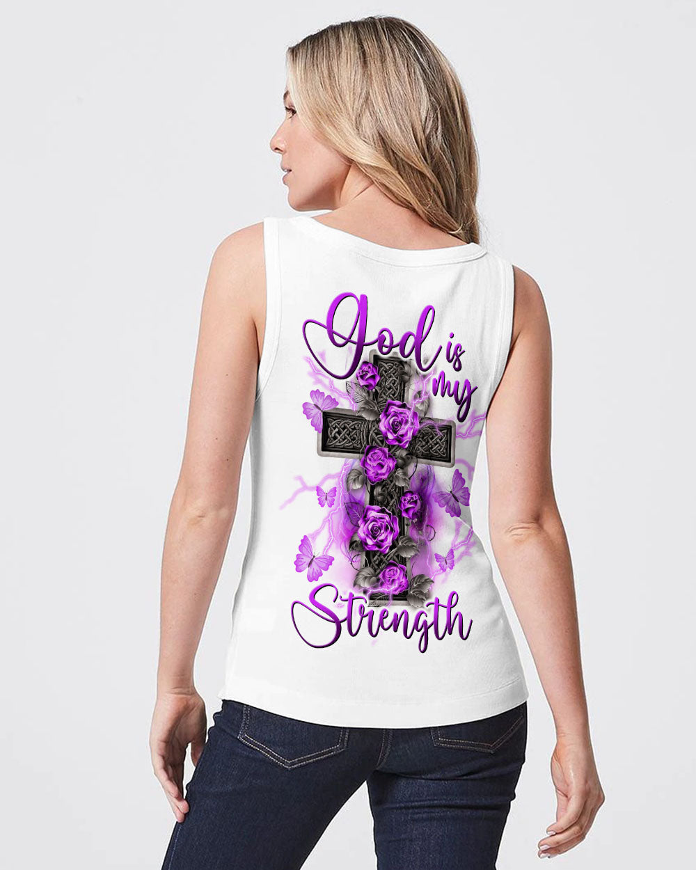 God Is My Strength Women's All Over Print Shirt - Tltw2309234