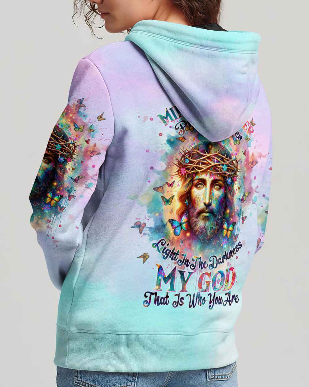 Way Maker Miracle Worker Jesus Watercolor Women's All Over Print Shirt - Tltw2711233