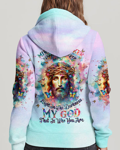 Way Maker Miracle Worker Jesus Watercolor Women's All Over Print Shirt - Tltw2711233