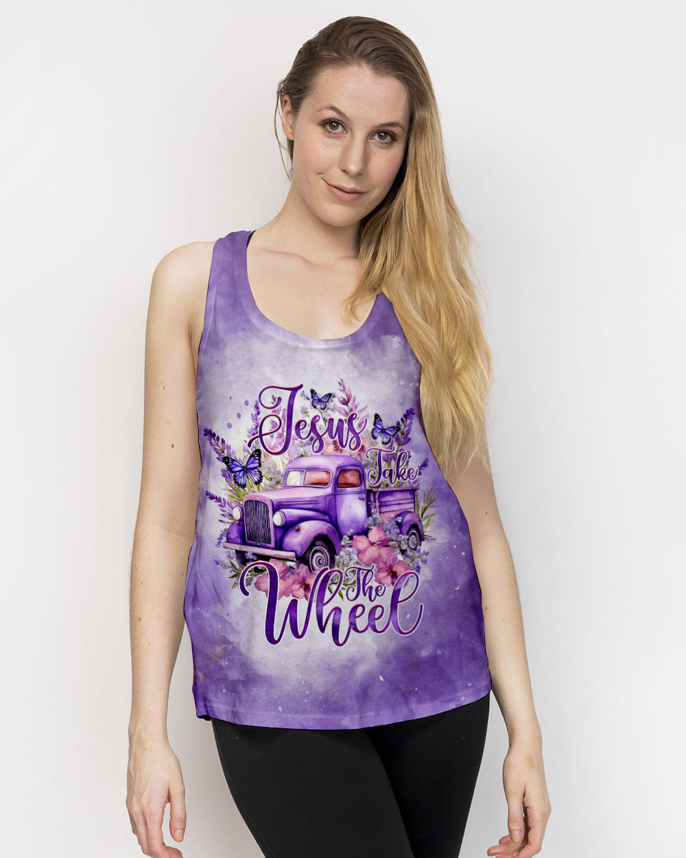 Jesus Take The Wheel Women's All Over Print Shirt - Ty0112231