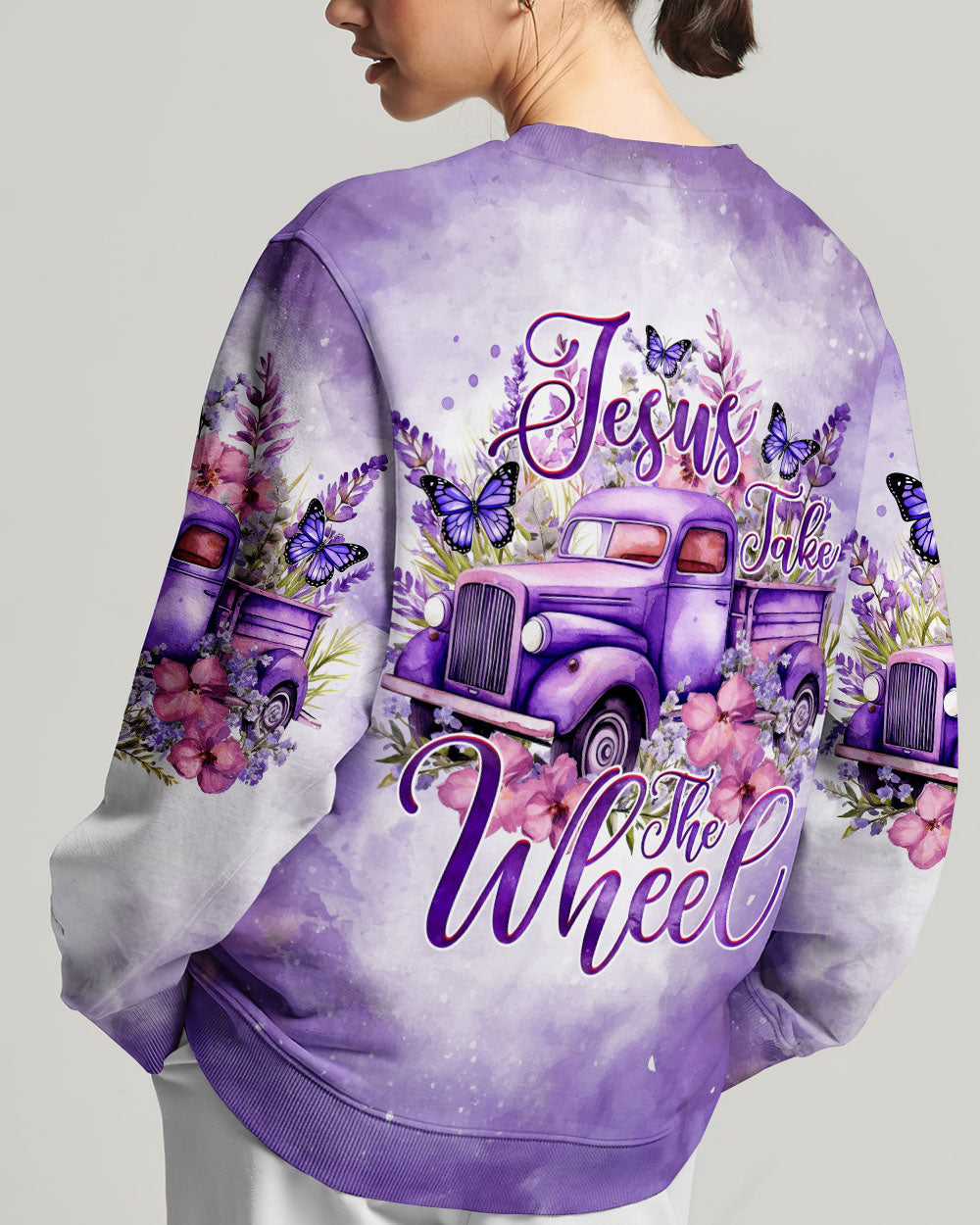 Jesus Take The Wheel Women's All Over Print Shirt - Ty0112231