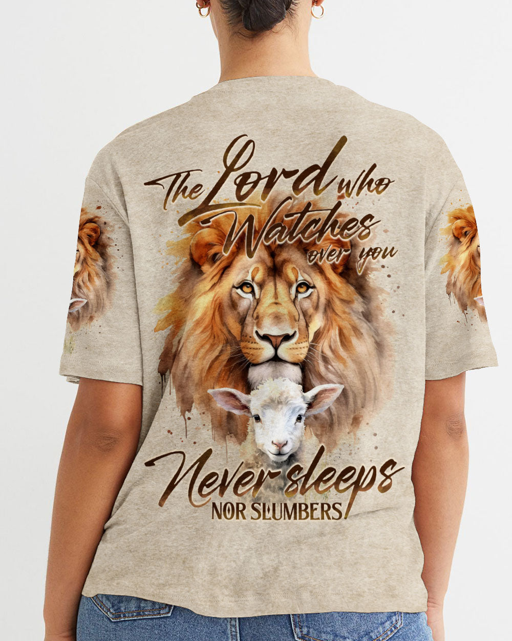 The Lord Who Watches Over You Women's All Over Print Shirt - Ty1103242