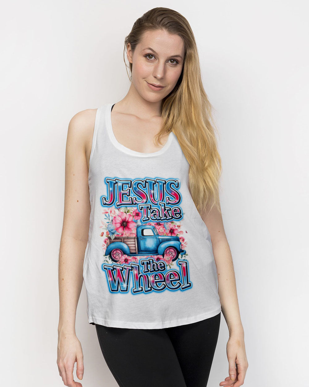 Jesus Take The Wheel Women's All Over Print Shirt - Ty1112231