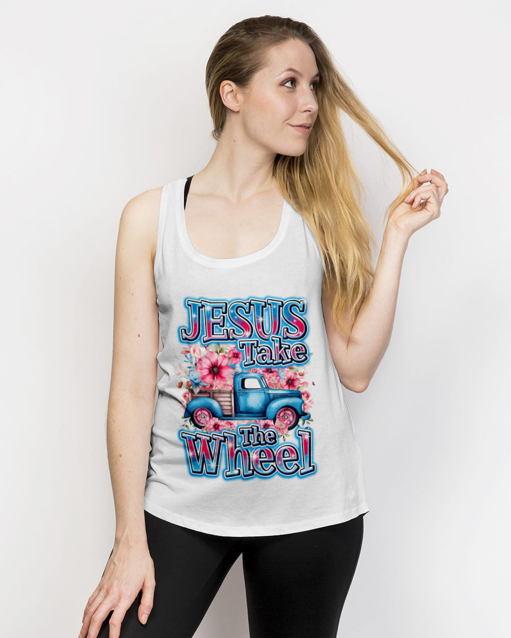 Jesus Take The Wheel Women's All Over Print Shirt - Ty1112231