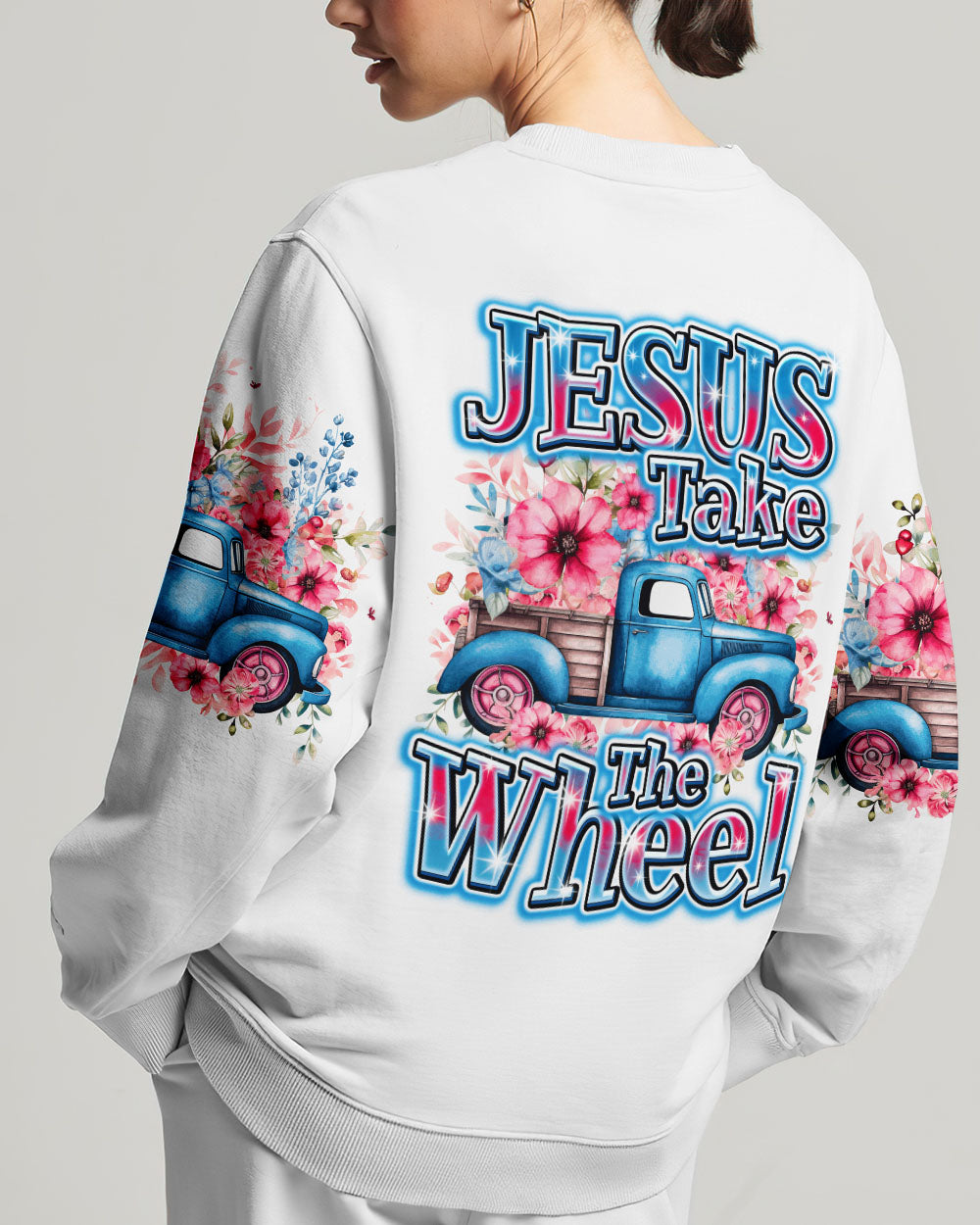 Jesus Take The Wheel Women's All Over Print Shirt - Ty1112231