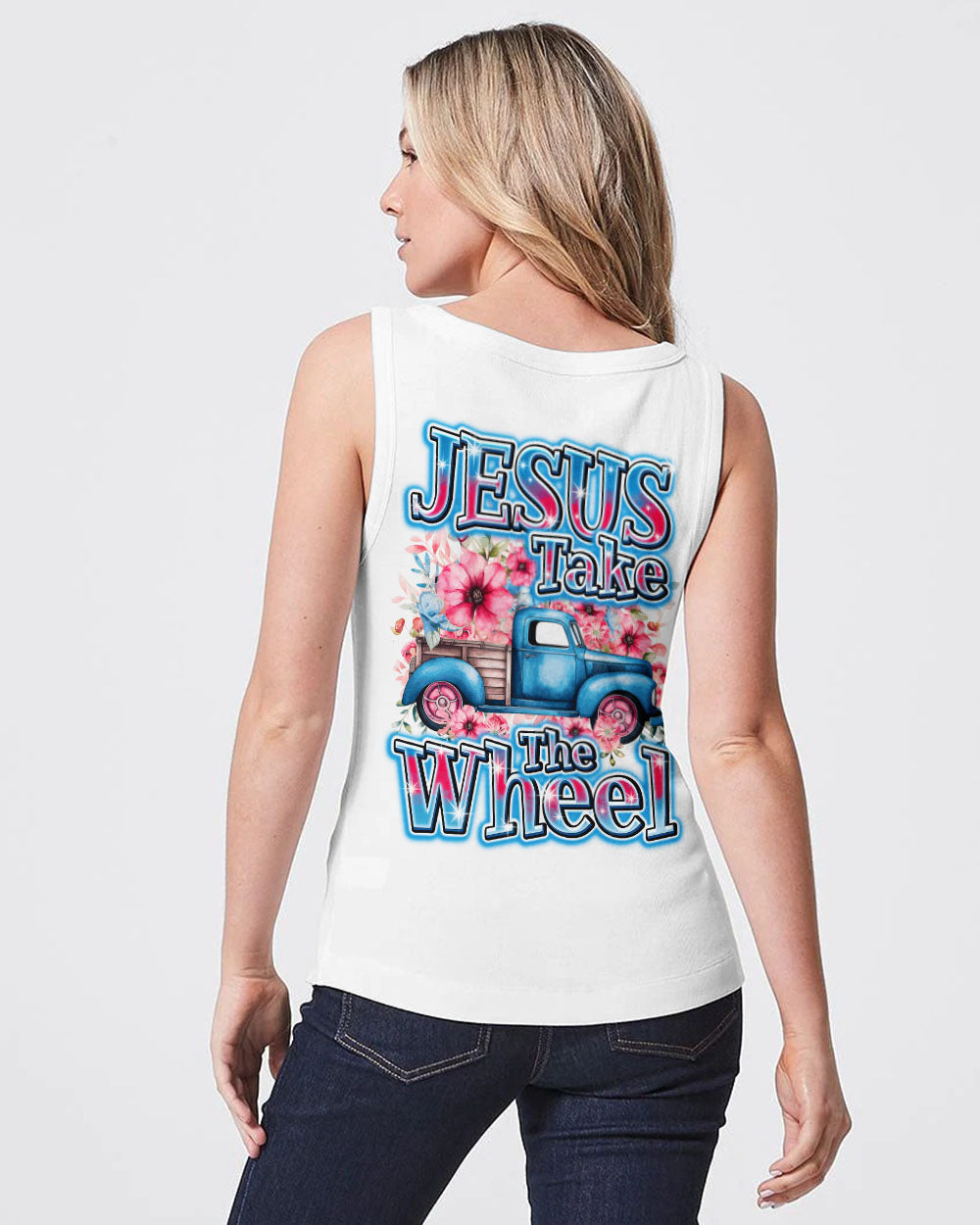 Jesus Take The Wheel Women's All Over Print Shirt - Ty1112231