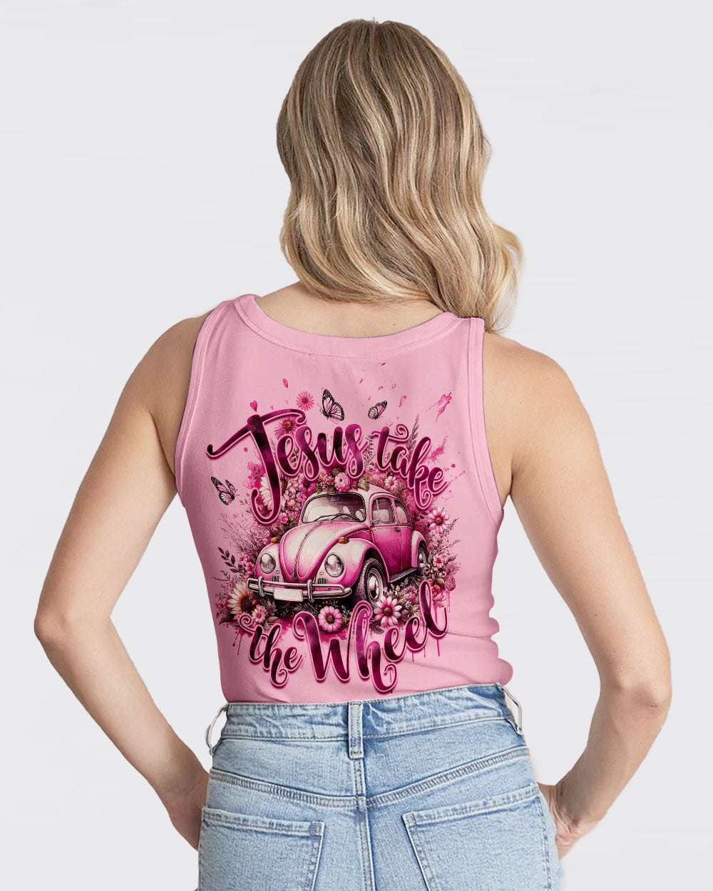 Jesus Take The Wheel Women's All Over Print Shirt - Ty1411234