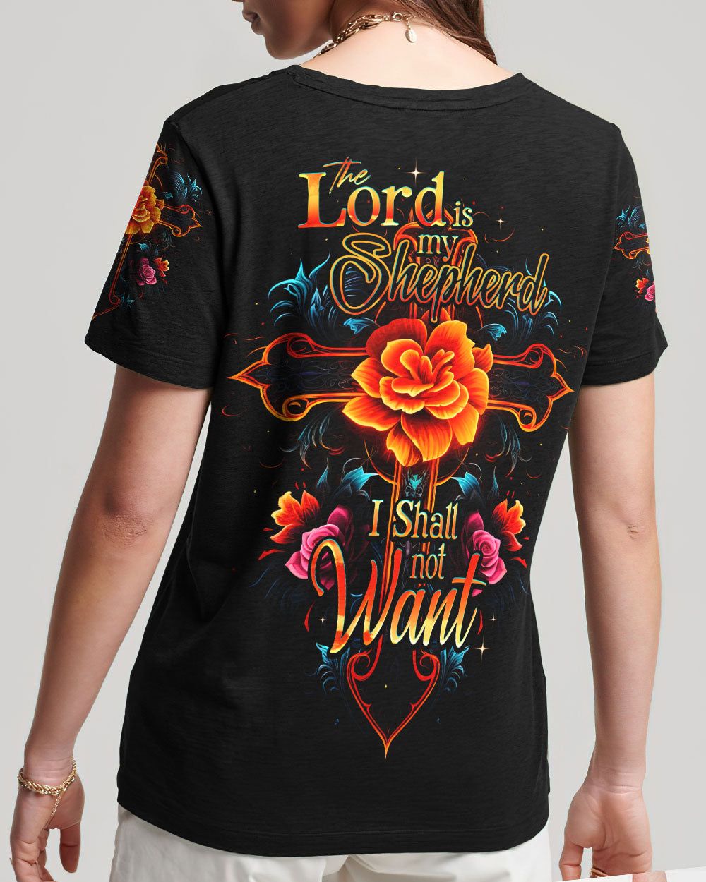 The Lord Is My Shepherd Women's All Over Print Shirt - Ty2809233