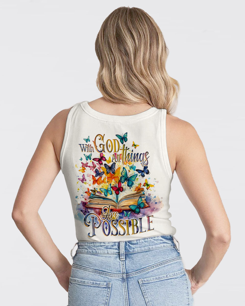 With God All Things Are Possible Women's All Over Print Shirt - Ty3009231