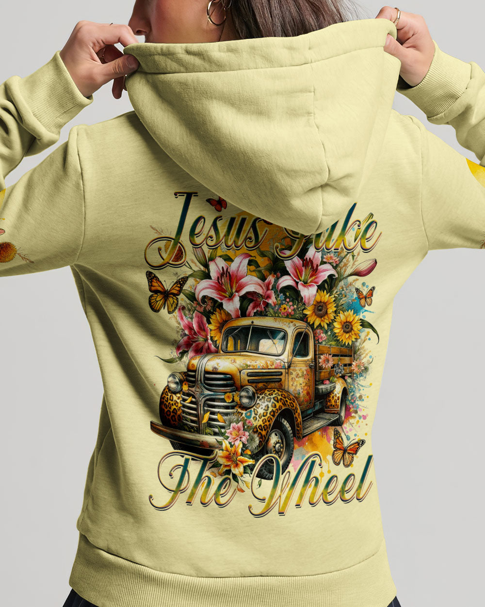 Jesus Take The Wheel Women's All Over Print Shirt - Ty3011232