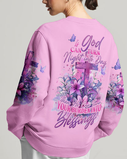 Turn Your Burden Into Blessings Women's All Over Print Shirt - Tyhi1403243