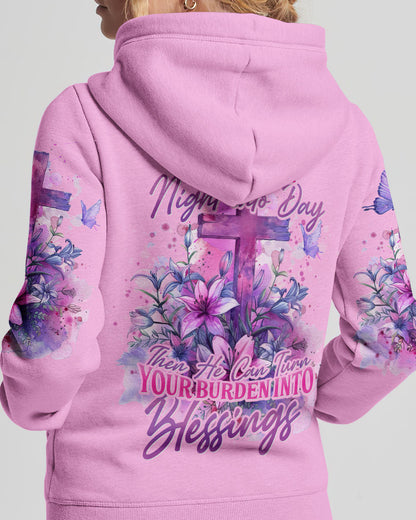 Turn Your Burden Into Blessings Women's All Over Print Shirt - Tyhi1403243